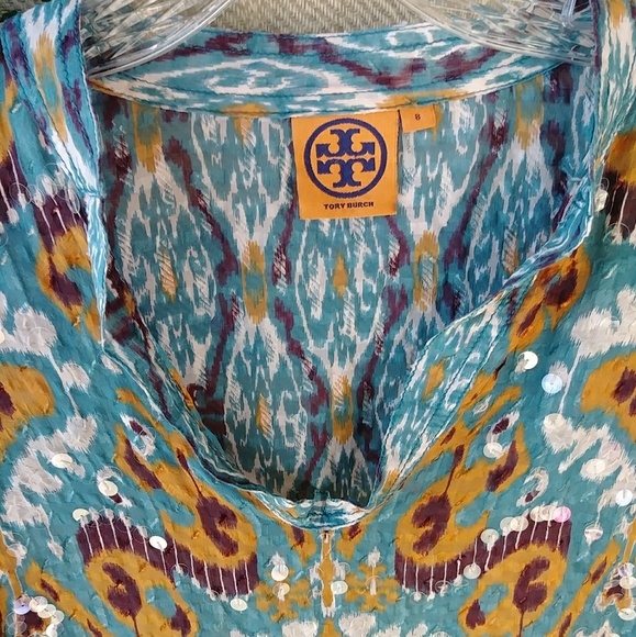 Tory Burch Multicolor Patterned Blouse - Picture 2 of 4